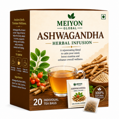 Ashwagandha Tea -Reduce Stress , Promote Sleep  Improves Memory, Boost Immunity,  Regulate Blood Sugar levels