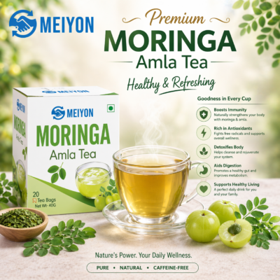Moringa Amla Tea -Immunity Booster, Promote Liver Health & Detoxification