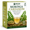 Moringa Cardamom Tea -Rich in Anti-oxidants, Aid in digestion, Improve Heart health, Regulate Blood Sugar Levels, Aid in Digestion