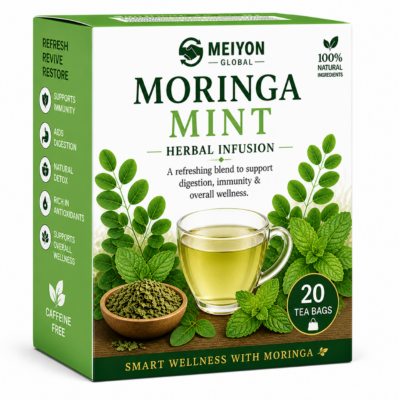 Moringa Mint Tea- Boost Immunity, Improves Digestion, Rich in Anti-oxidants, Reduce Inflammation (20 dips)