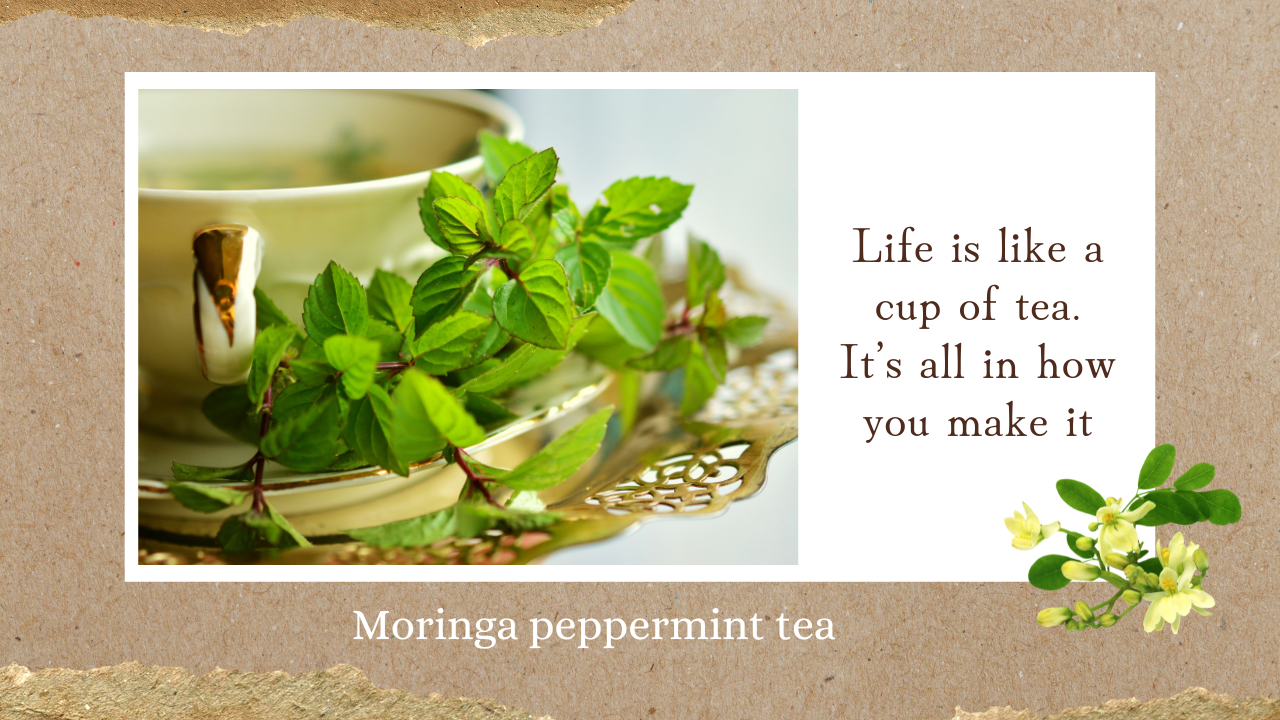 Moringa Peppermint Tea