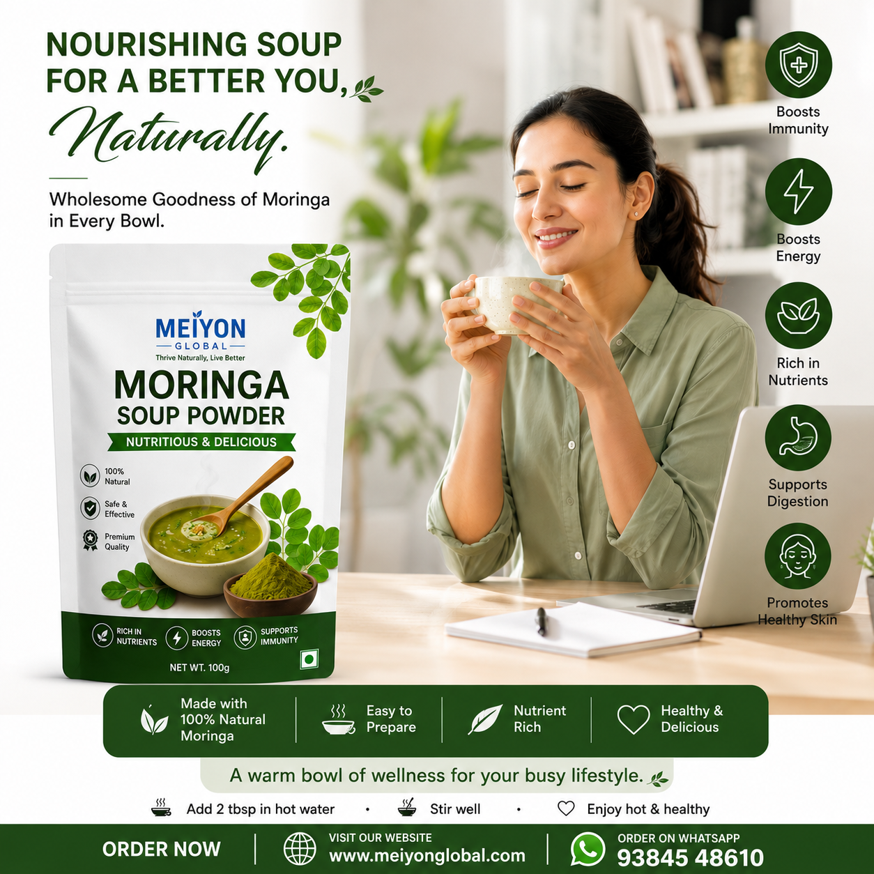 Moringa Soup powder 2